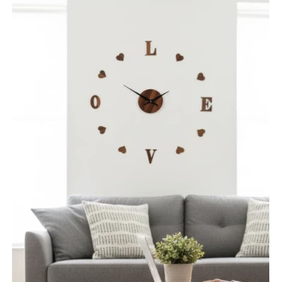 Ceas de Perete DIY LOVE fara rama mecanism Quartz ZH01720