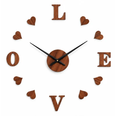 Ceas de Perete DIY LOVE fara rama mecanism Quartz ZH01720