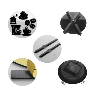 Ceas de Perete Decorativ cu tematica cafea design modern autoadeziv ZH183620