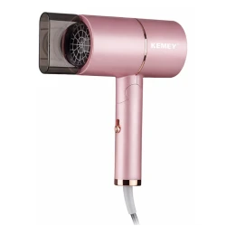 Uscator de par Kemei KM 8223 Ioni negativi Pliabil 3 trepte temperatura Aer rece