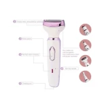 Aparat de Ras Electric 4 in 1 pentru femei Kemei KM 6713 reincarcabil pentru fata si Corp 7000 RPM
