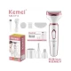 Aparat de Ras Electric 4 in 1 pentru femei Kemei KM 6713 reincarcabil pentru fata si Corp 7000 RPM