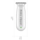 Mini Masina de tuns pentru bebelusi Kemei KM1319 reincarcabila USB 3W de 6000 RPM 3 Piepteni