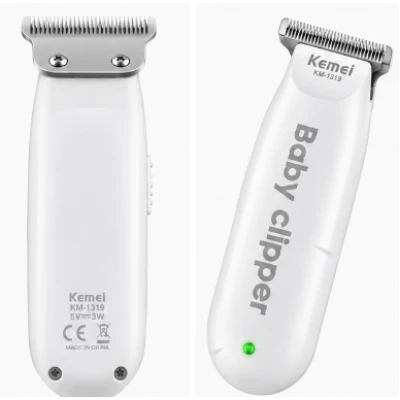 Mini Masina de tuns pentru bebelusi Kemei KM1319 reincarcabila USB 3W de 6000 RPM 3 Piepteni