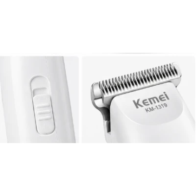 Mini Masina de tuns pentru bebelusi Kemei KM1319 reincarcabila USB 3W de 6000 RPM 3 Piepteni