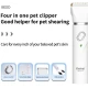 Masina de tuns pentru Animale Kemei KM1775 model 4 in 1 reincarcabila USB 6800 RPM 2000mAh 6 Piepteni