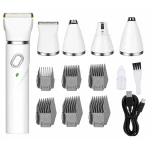 Masina de tuns pentru Animale Kemei KM1775 model 4 in 1 reincarcabila USB 6800 RPM 2000mAh 6 Piepteni