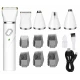 Masina de tuns pentru Animale Kemei KM1775 model 4 in 1 reincarcabila USB 6800 RPM 2000mAh 6 Piepteni
