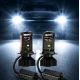 Set de 2 becuri auto led H4 cu lupa si canbus 12v alb 6000k