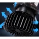 Set de 2 becuri auto led H4 cu lupa si canbus 12v alb 6000k