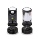 Set de 2 becuri auto led H4 cu lupa si canbus 12v alb 6000k