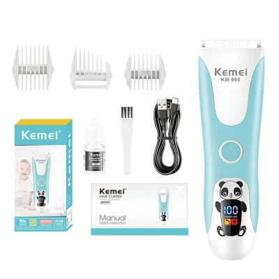 Aparat de Tuns pentru Copii Si Bebelusi Kemei KM 965 USB 5500 RPM 600mAh