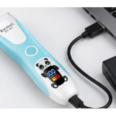 Aparat de Tuns pentru Copii Si Bebelusi Kemei KM 965 USB 5500 RPM 600mAh