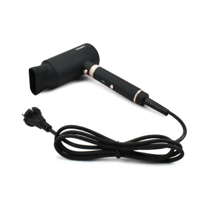 Uscator de par profesional Kemei KM 9203 de 1600W 4 in 1 Aer Cald si Rece Accesorii Ondulare