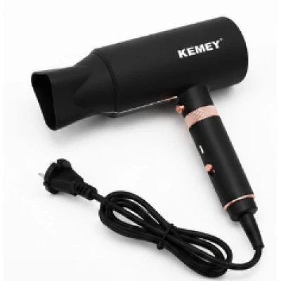 Uscator de par profesional Kemei KM 9203 de 1600W 4 in 1 Aer Cald si Rece Accesorii Ondulare