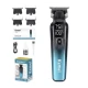 Aparat de tuns Profesional Kemei KM 1358 de 7500 RPM display LED acumulator 1200mAh  USB 4 Piepteni