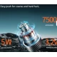 Aparat de tuns Profesional Kemei KM 1358 de 7500 RPM display LED acumulator 1200mAh  USB 4 Piepteni