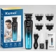 Aparat de tuns Profesional Kemei KM 1358 de 7500 RPM display LED acumulator 1200mAh  USB 4 Piepteni
