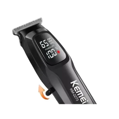 Aparat de tuns profesional Kemei KM 2273 de 7000 RPM Display Digital 1800mAh USB