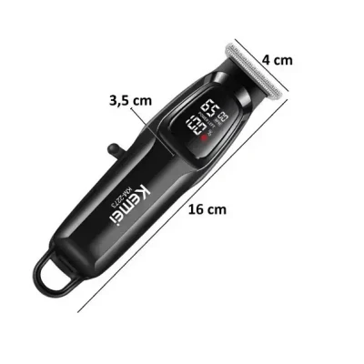 Aparat de tuns profesional Kemei KM 2273 de 7000 RPM Display Digital 1800mAh USB