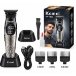 Aparat de Tuns Profesional Kemei KM 1365 de 8000 RPM 1200mAh display LED 2 viteze