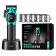 Masina de Tuns Profesionala VGR V 886C VERDE de 9000 RPM 3200mAh display LED baza de incarcare