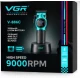 Masina de Tuns Profesionala VGR V 886C VERDE de 9000 RPM 3200mAh display LED baza de incarcare