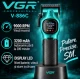 Masina de Tuns Profesionala VGR V 886C VERDE de 9000 RPM 3200mAh display LED baza de incarcare