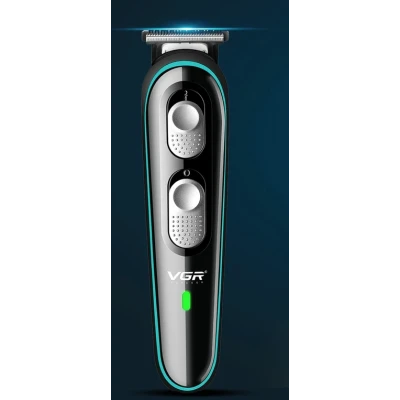 Trimmer Profesional VGR V 055 pentru par 120 Minute Autonomie 4 Piepteni USB