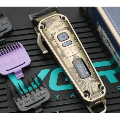 Masina de tuns profesionala VGR V 005 cu carcasa metalica 2600 mAh 250 Minute
