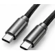 Cablu USB Type C la Type C 60W Fast Charging cu Prindere Metalica tip lant Lungime 120 cm