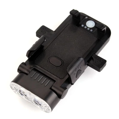 Suport Telefon Bicicleta 4 in 1 Powerbank 4000mAh Claxon 130dB Lanterna LED LY27