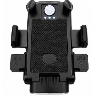 Suport Telefon Bicicleta 4 in 1 Powerbank 4000mAh Claxon 130dB Lanterna LED LY27
