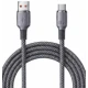 Cablu USB la USB Type C 3 Metri 100W 6A Fast Charging High Speed Data Transmission
