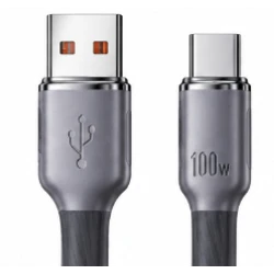 Cablu USB la USB Type C 3 Metri 100W 6A Fast Charging High Speed Data Transmission