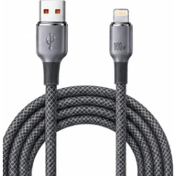 Cablu USB la Lightning pentru iPhone 3 Metri 100W 6A Fast Charging
