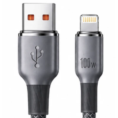 Cablu USB la Lightning pentru iPhone 3 Metri 100W 6A Fast Charging