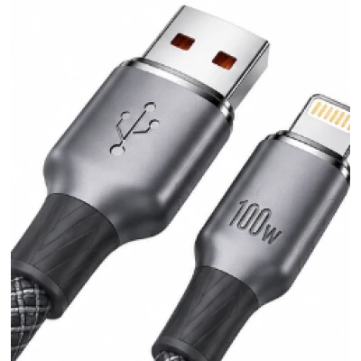 Cablu USB la Lightning pentru iPhone 3 Metri 100W 6A Fast Charging