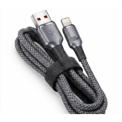 Cablu USB la Lightning pentru iPhone 3 Metri 100W 6A Fast Charging