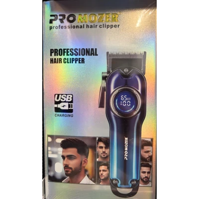 Masina de Tuns Profesionala PROMOZER Display LED Digital incarcare USB Design Ergonomic
