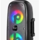 Boxa portabila KTS 2388 de 6.5 Inch Wireless Iluminare LED RGB Microfon Inclus