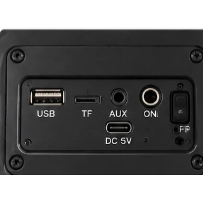 Boxa portabila KTS 2388 de 6.5 Inch Wireless Iluminare LED RGB Microfon Inclus