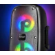 Boxa portabila KTS 2388 de 6.5 Inch Wireless Iluminare LED RGB Microfon Inclus