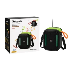 Boxa Portabila SD L113 de 10W bluetooth solara USB RGB Suport Telefon