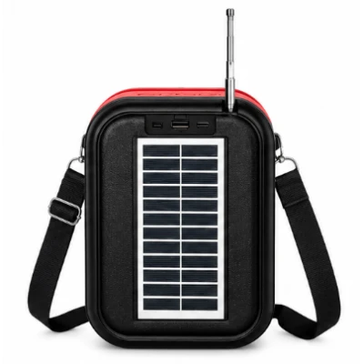 Boxa Portabila SD L113 de 10W bluetooth solara USB RGB Suport Telefon