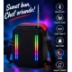 Boxa Portabila SD L113 de 10W bluetooth solara USB RGB Suport Telefon