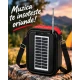 Boxa Portabila SD L113 de 10W bluetooth solara USB RGB Suport Telefon