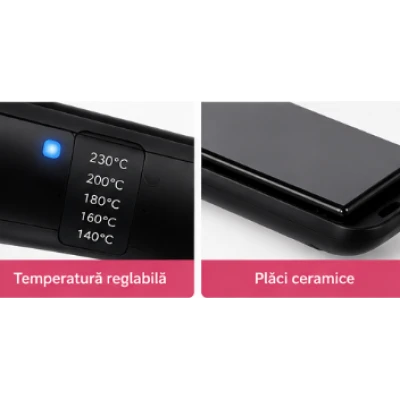 Placa de indreptat Parul ProMozer MZ 7068A putere 50W Placi Ceramice incalzire rapida
