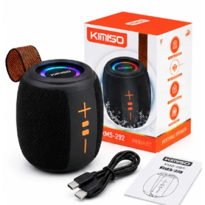 Mini boxa portabila KMS 292 bluetooth 8W lumini RGB USB