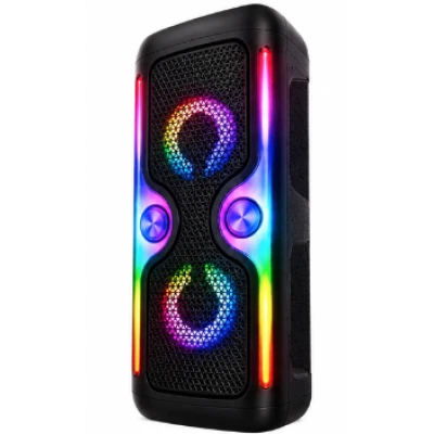 Boxa Portabila KTS 2033 Karaoke bluetooth 2×4 inch RGB Microfon Wireless